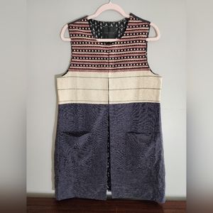 SANCTUARY - L - MULTI-COLOR, LONG VEST
